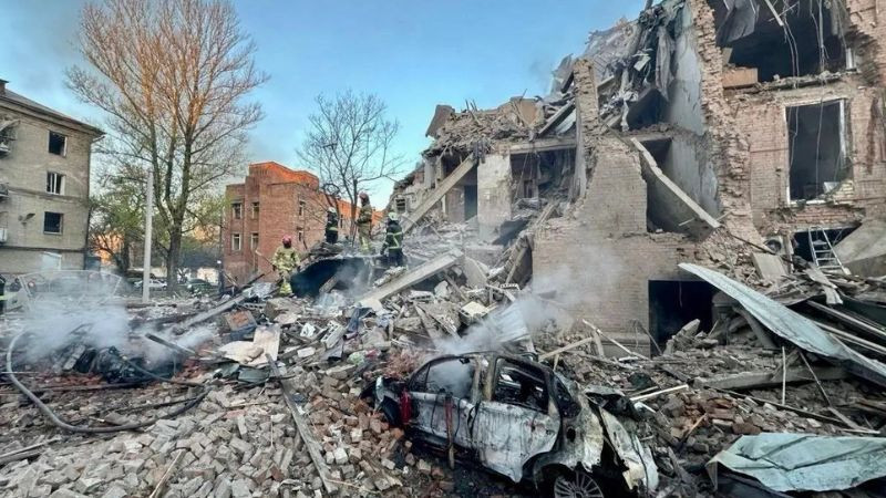 Rusia lanza ataque masivo con misiles y drones contra varias ciudades de Ucrania 
