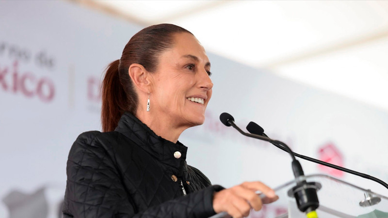 Reporta Sheinbaum avance del 30% en obras del Tren México-Pachuca 