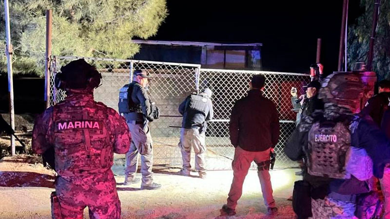 Capturan a 18 y aseguran estupefacientes y vehículos en Baja California; ejecutan 4 cateos 