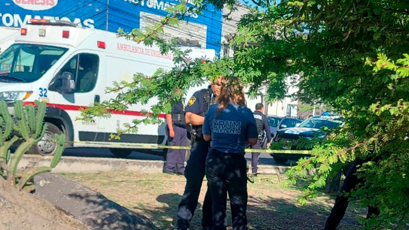 Localizan persona sin vida en avenida del Parque, en la capital de Querétaro 