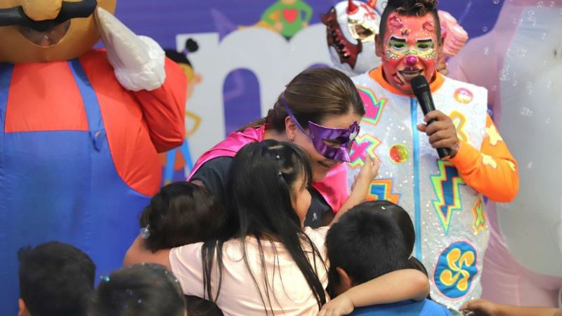 Niñas y niños de tenencias disfrutan 'Héroes por la Paz' con actividades formativas  