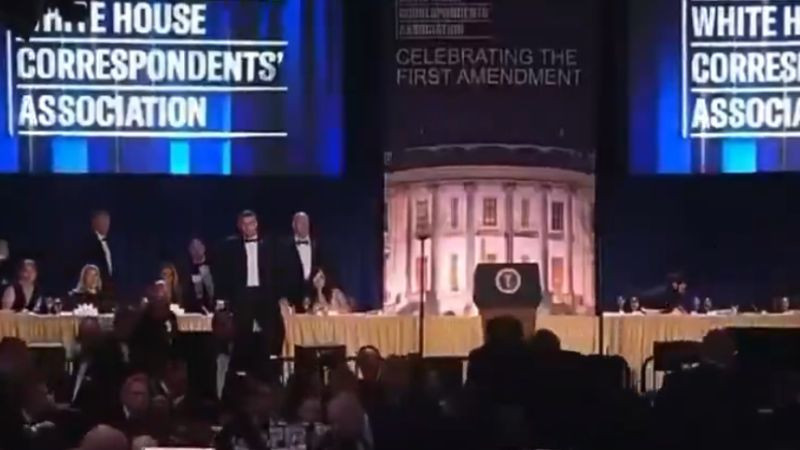 Servicio Secreto evacúa a Donald Trump tras disparos durante cena de corresponsales de la Casa Blanca 