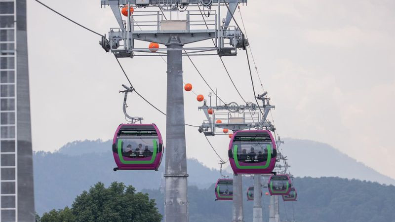 El impacto verde detrás de la gran obra del teleférico de Uruapan 