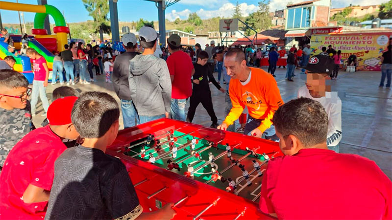 Con éxito se realiza corredor infantil “Jugando Aprendo”, en comunidad La Luz en Morelos: Julio César Conejo Alejos 