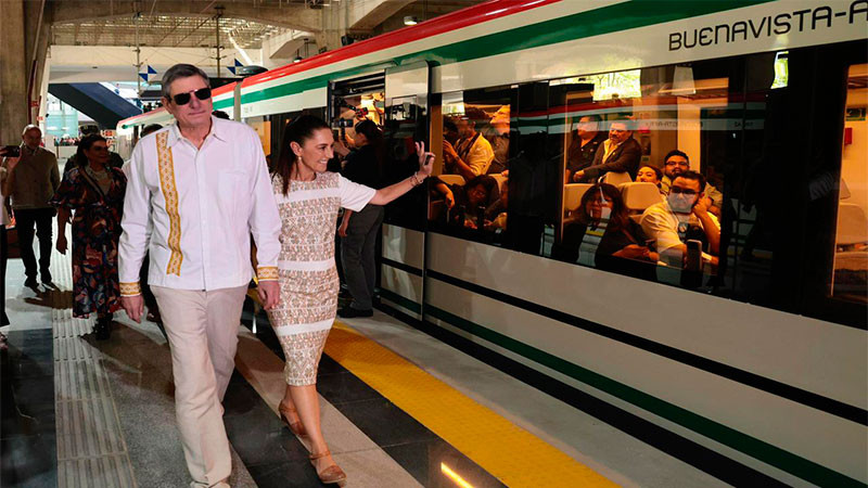 Inaugura Claudia Sheinbaum el Tren Felipe Ángeles 