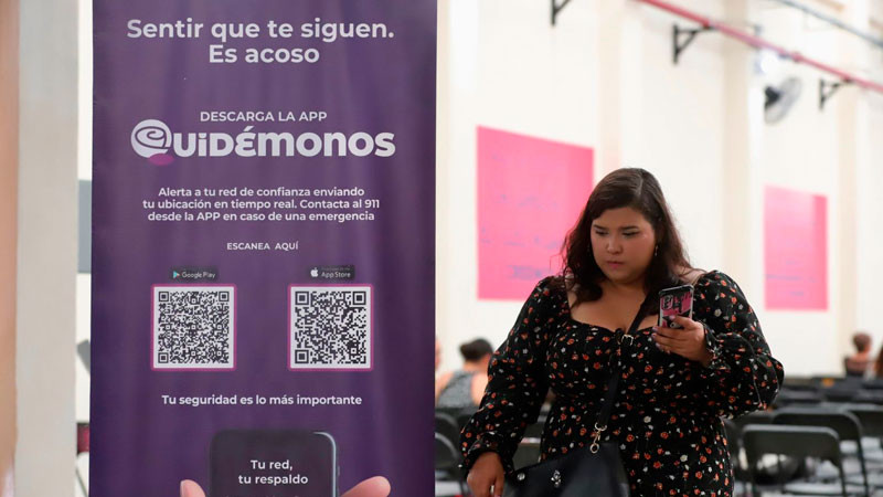 Alista Secretaría de la Mujer versión 2.0 de la aplicación “Quidémonos” 