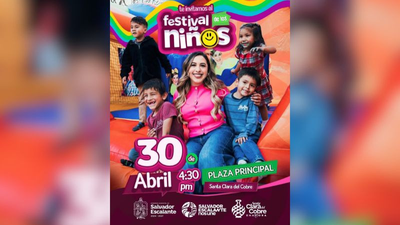 Dayana Pérez Mendoza invita al Festival de los Niños en Salvador Escalante 
