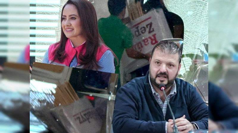 Butanda y Villaseñor, en polémica por propaganda en oficinas del gobierno de Michoacán  
