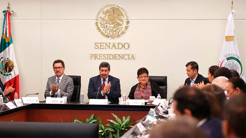 Ernestina Godoy reitera que la procuración de justicia debe tener un sentido social y humano al presentar plan ante Senadores  