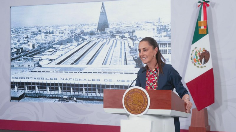 Sheinbaum presume crecimiento del empleo y aumento salarial en México 