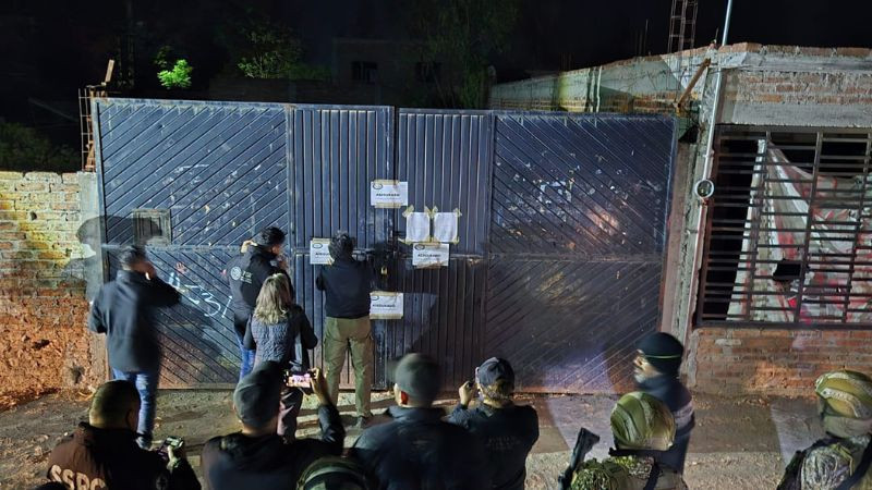 Aseguran arsenal, equipo táctico y un inmueble en Villagrán, Guanajuato 