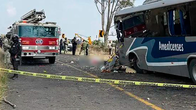 Chofer de camión de pasajeros que se accidentó en Amealco enfrentará proceso en libertad tras criterio humano de juez: Braulio Guerra 