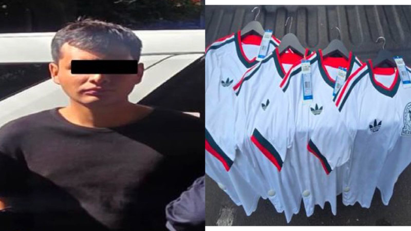 Se roba cuatro jerseys de la Selección Mexicana en la CDMX; se las iba a revender a sus amigos 