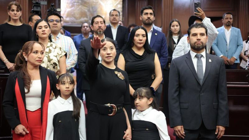 Designa Congreso del Estado a presidenta sustituta del Ayuntamiento de Nuevo Parangaricutiro 
