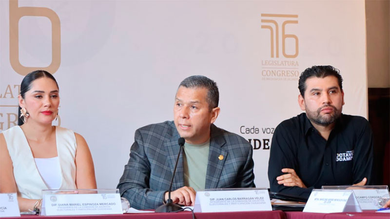 Barragán llama a fortalecer la democracia en Michoacán con reglas claras y mayor participación ciudadana 