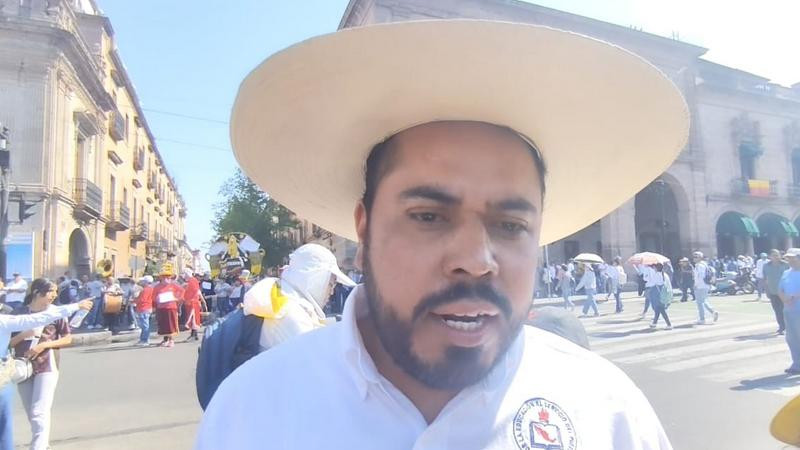 "Día de lucha, no de fiesta": CNTE Michoacán exige cumplimiento de demandas 