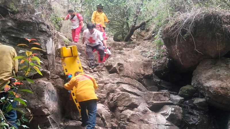 Fallece joven al caer de tres metros de altura en los Filtros Viejos de Morelia, Michoacán 