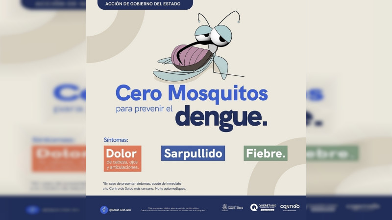 Monitorea SESA la situación epidemiológica del dengue en la entidad 