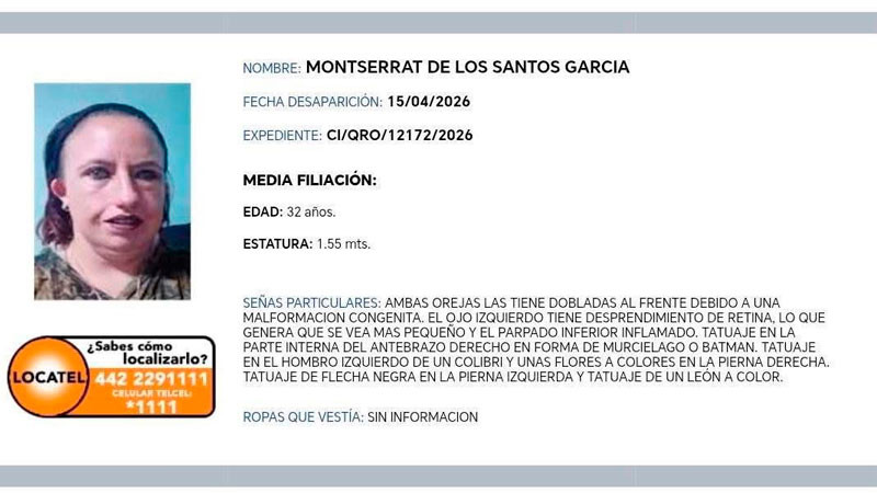 Una desaparecida en multi homicidio en Valle Dorado, Corregidora: fiscal de Querétaro 