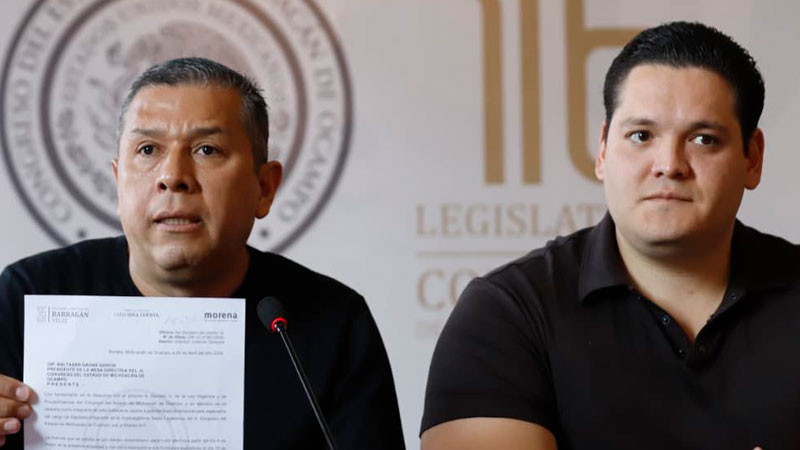 Barragán solicita licencia temporal y garantiza continuidad del trabajo legislativo 