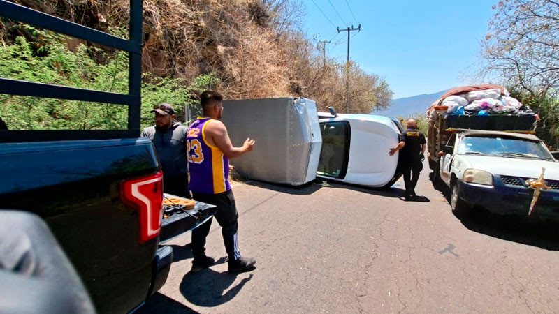 Accidente en Zitácuaro, Michoacán deja un herido 
