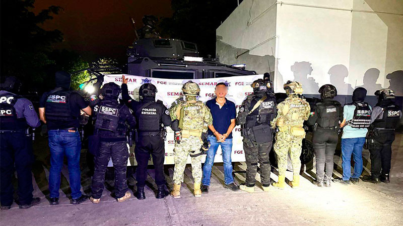 Cae supuesto jefe de plaza de grupo delictivo de Jalisco en Manzanillo 