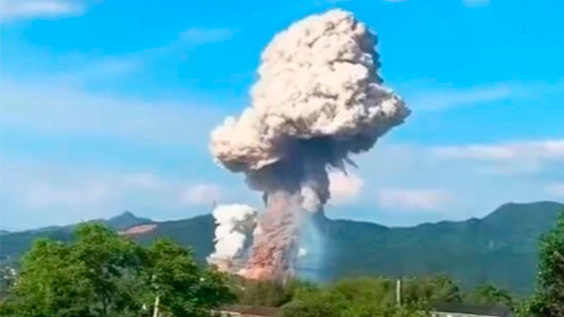 Explota fábrica de fuegos artificiales en China; hay 21 personas fallecidas y decenas de heridos  