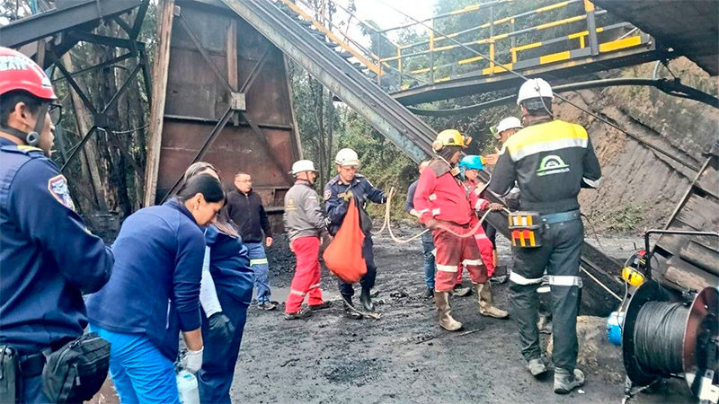 Estallido en mina de carbón de Colombia, deja 12 mineros dentro del yacimiento  