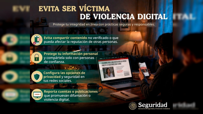 SSPC alerta por violencia digital y emite recomendaciones para proteger a usuarios 