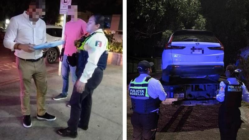 Policía Morelia recupera camioneta robada 
