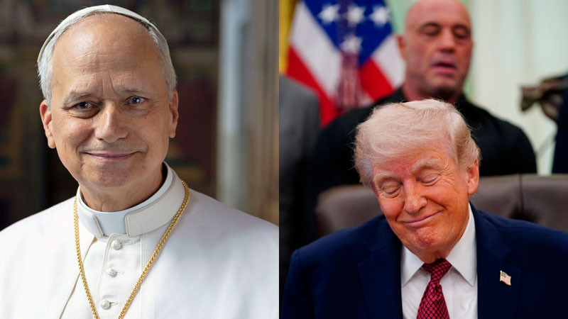 Trump acusa al papa León XIV de estar “a favor de que Irán tenga un arma nuclear” 