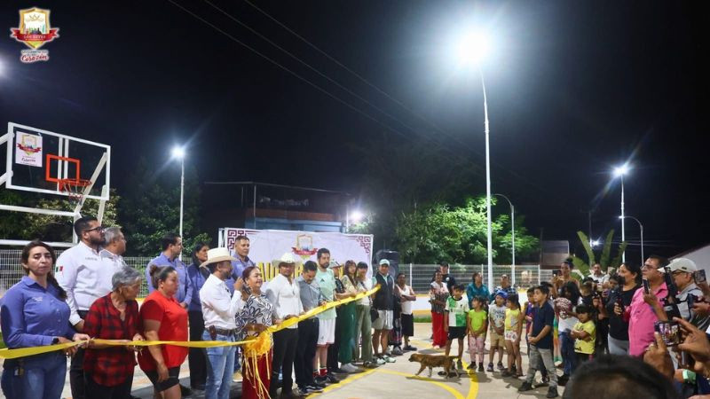 Los Reyes avanza con recuperación de espacios públicos; inaugura Humberto Jiménez obras en el Parque Ferrocarril en Héroes de Nacozari 