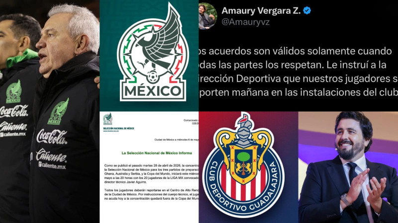 ¡Hay tiro en el futbol mexicano! Selección Mexicana inicia concentración este miércoles; advierten que quien no se presente, no irá al Mundial 