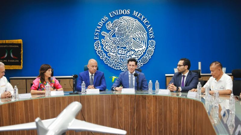 Gobierno federal y sector privado refuerzan operación de carga en el AIFA 