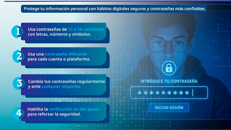 En el Día Mundial de la Constraseña, la SSPC emite recomendaciones para fortalecer la seguridad digital 