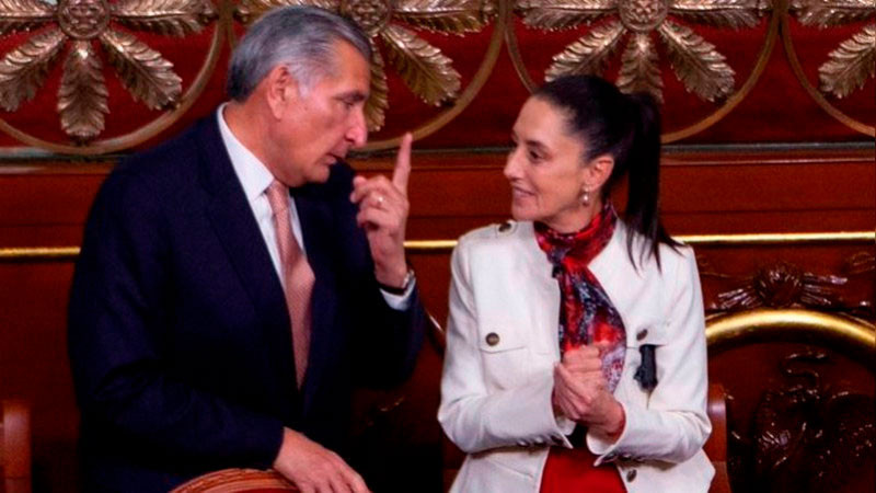Sheinbaum dice desconocer si Adán Augusto es investigado por huachicol fiscal 
