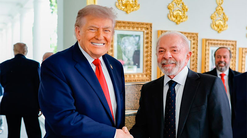 Descarta Lula da Silva que Trump influya en las elecciones de Brasil  
