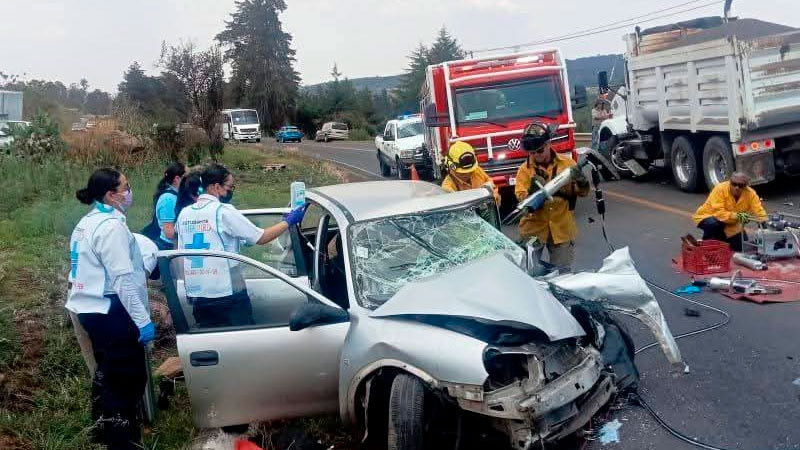 Muere en un hospital de Morelia, Michoacán, hombre que resultó herido en accidente en la Morelia-Quiroga 