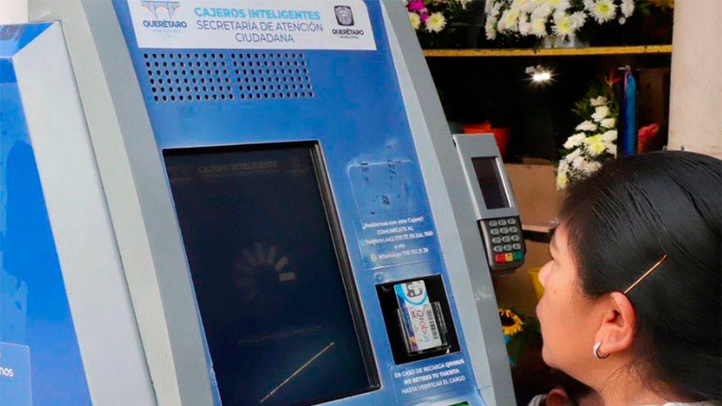 Reubicación de siete cajeros para ampliar cobertura en servicios ciudadanos en la capital queretana: Adriana Fuentes 