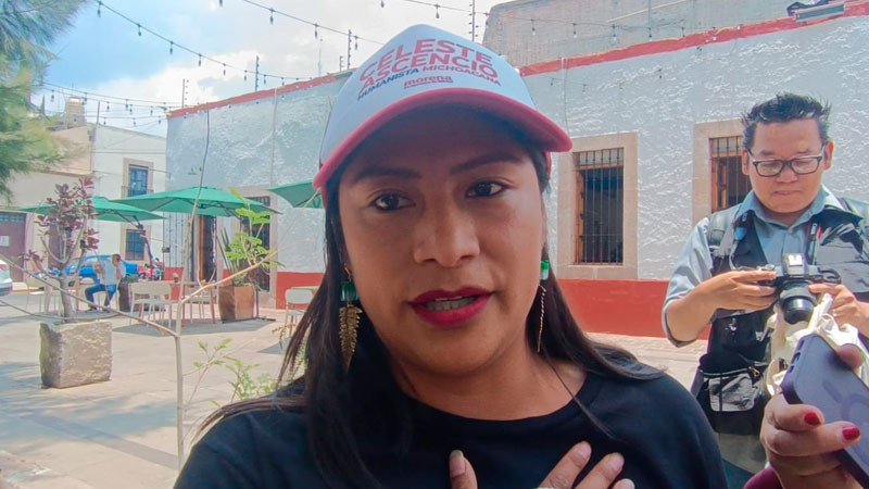 Pide Celeste Ascencio valorar destitución de Baltazar Gaona como presidente de la Mesa Directiva del Congreso de Michoacán 