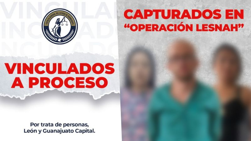 Fiscalía de Guanajuato rescata a tres menores y detiene a presuntos implicados en trata de personas 