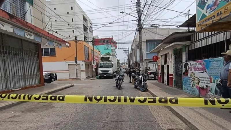 Ataque armado en carnicería de Tuxpan, Veracruz, desata pánico en pleno centro; hay seis heridos 