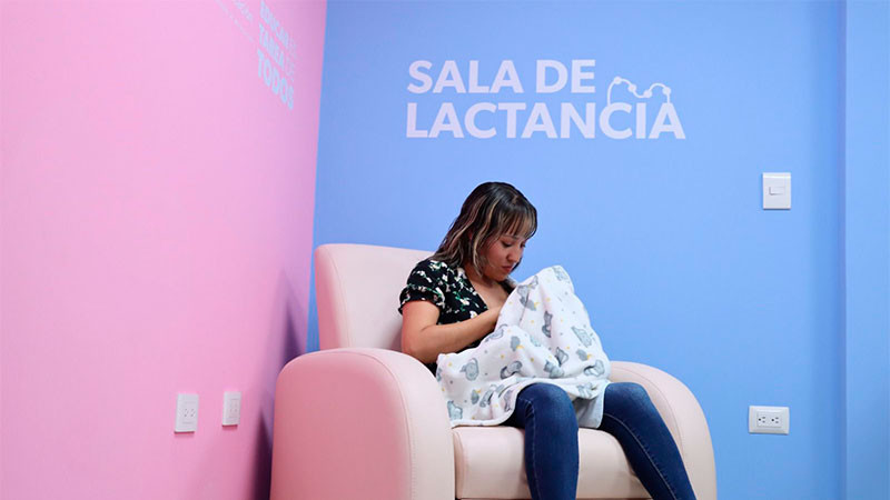 Seimujer garantiza maternidades dignas con 18 salas de lactancia en instituciones públicas 