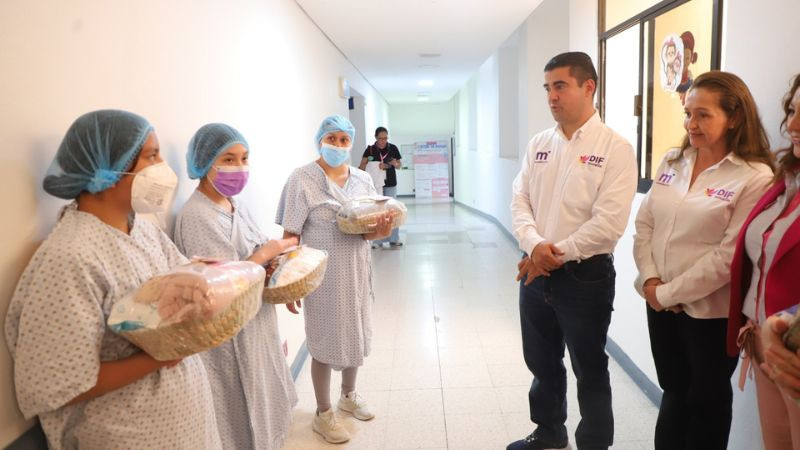 DIF Morelia y voluntariado ciudadano entregan canastillas a madres de recién nacidos 