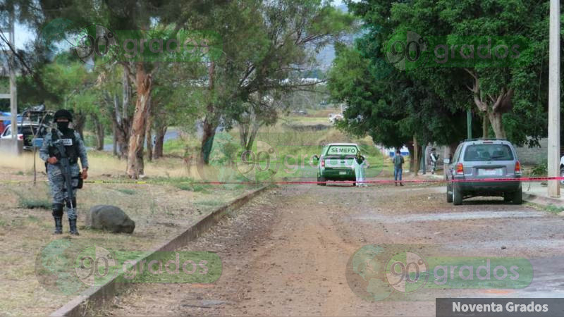 Hallan cadáver en calles de Jacona, Michoacán 