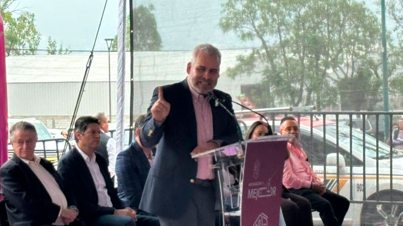 Arranca Bedolla con obras del Morebús; beneficiará a 400 mil habitantes 