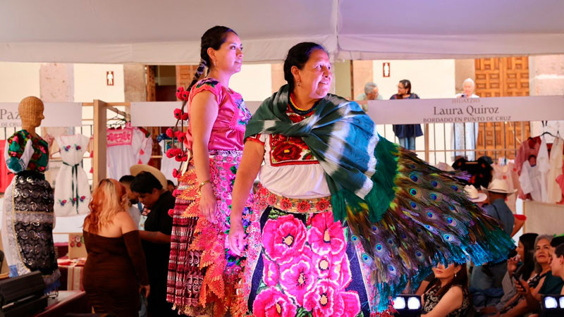 Éxito total con “Michoacán en las Manos”en el Clavijero; impulsó ventas directas de las y los artesanos 