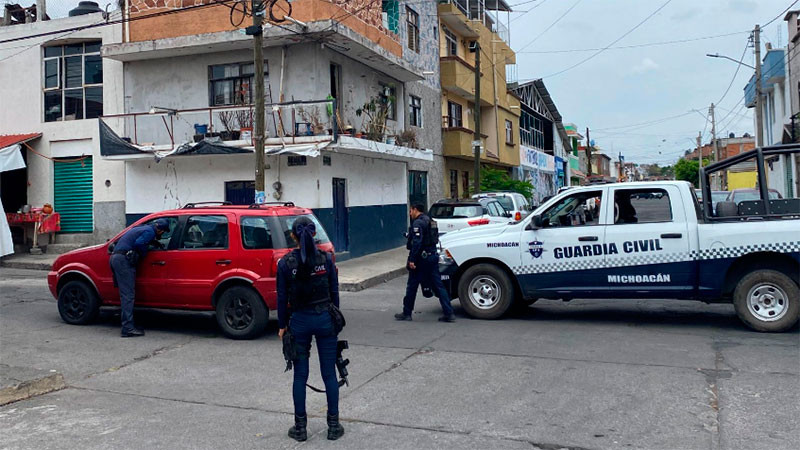 Indagan presunta privación ilegal de la libertad de una pareja en la colonia Santiaguito de Morelia, Michoacán  
