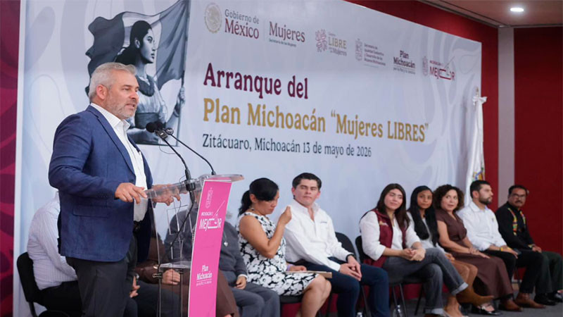 Bedolla activa 127 Centros Libre para una vida sin violencia contra las mujeres  