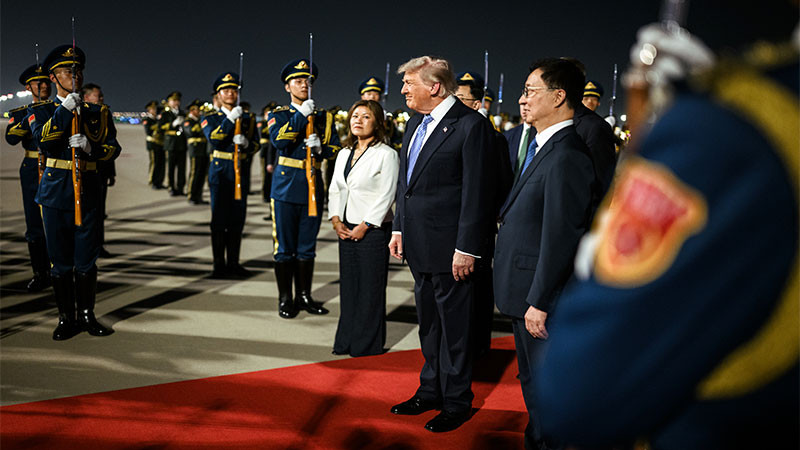 Arriba Donald Trump a China 